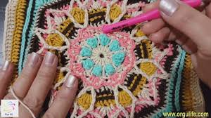 Tig Isi Motif Modelleri Anlatimli Mandala Orgu Yapimi 1 Tig Isleri Tig Motifleri Orgu