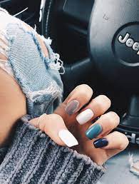 Strangertumblr Nails Acrylic Colorful Cute Vibes Vsco Instagram Aesthetic Tumblr Style Fashion Pretty Acrylic Nails Cute Acrylic Nails Gel Nails