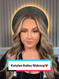 I had the pleasure of meeting and painting @Katylee Bailey face today❤️ How  beautiful is this look