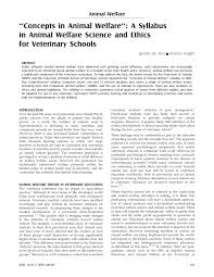 Paper arts are prevalent in many communities in the philippines. Pdf Concepts In Animal Welfare A Syllabus In Animal Welfare Science And Ethics For Veterinary Schools
