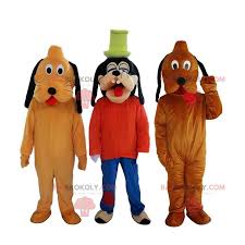 Born and raised among a den of villains, yet brave. Goofy Maskottchen Und 2 Pluto Maskottchen Disney Schnitt L 175 180 Cm