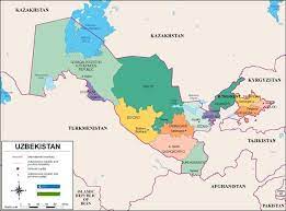 Tashkent uzbekistan map and navigation. Uzbekistan Mapa Buscar Con Google Map Afghanistan Tajikistan