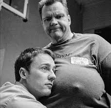 Eddie is everywhere. Eddie as Bob Ross.