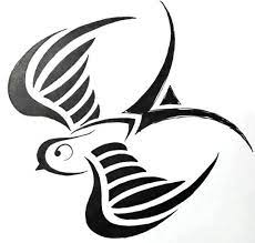 Seen as flash all over the country, you'll likely because swallow tattoos go hand in hand with american traditional style the chest can be used to. Tribal Swallow Tattoo Design