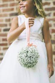 Houston Station Wedding Ruffled Flower Girl Bouquet Bridesmaid Flowers Vintage Wedding Flowers