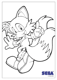 Sonic movie tails coloring pages. Sonic The Hedgehog Coloring Pages