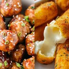 Teriyaki Meatballs and Mozzarella Sticks…. PEBBQ SUPER BOWL PARTY TRAY  #pebbq #polishexpressbbq #foodpicsforthehuffs #teriyakimeatballs  #mozzarellasticks #bbq #bbqlife