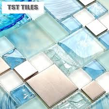Mosaic flower pots , and more. Modern Sale 11sheets Lot Blue Sea Glass Kitchen Tiles Bathroom Mirror Tile Backsplash Silver Stainless Steel Fireplace Deco Mesh Mirror Tile Backsplash Bathroom Mirror Tiletile Backsplash Aliexpress