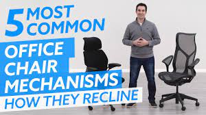 Some chairs let you set the tension of the tilt, either in place of the recline angle or in tandem with it. 5 Most Common Office Chair Tilt Mechanisms How Office Chairs Recline Youtube