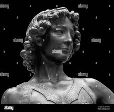 King david bible Banque d'images noir et blanc