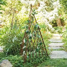 Willow Garden Pyramid Trellis In 2021 Willow Garden Trellis Plants Flower Trellis