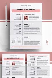 Resume format for teacher job interview. Rose Resume Template Resume Design Template Resume Design Creative Resume Design