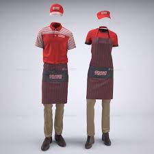 Food Service Uniforms And Retail Uniforms Mock Up Uniformes Restaurantes Restaurante De Comida Rapida