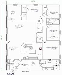 Barndominium Floor Plans 4 4 Bedrooms One Office One Craft Room Barndominium Floor Plans Pole Barn House Plans Loft Floor Plans