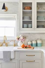 White Glass Cabinet Doors And Gold Kitchen Cabinet Hardware New Kitchen Cabinet Doors White Modern Kitchen Kitchen Interior