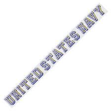 United states navy strip decal. United States Navy Window Decal D42 N