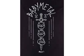 Babymetal festival japan heavy metal music, japan, musician, desktop wallpaper, heavy metal. Babymetal T Shirt Skull Sword Band Logo New Official Womens Skinny Fit Black Kogan Com