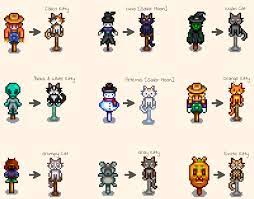 Kitty Scarecrow Replacements At Stardew Valley Nexus Mods And Community Stardew Valley Stardew Valley Fanart Stardew Valley Layout
