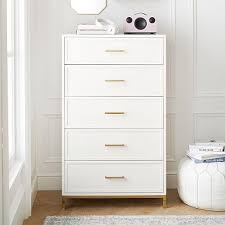 Shop for tall white dresser at bed bath & beyond. Blaire 5 Drawer Tall Dresser Pottery Barn Teen