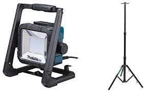 makita dml805 18v lxt lithium ion cordless corded l e d flood light tool with portable tripod stand amazon com flood lights makita cordless