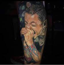 Remembering Chester Bennington: A Realistic Tribute Tattoo