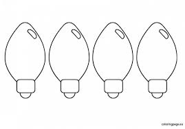 You can print the coloring page directly in your browser or download the pdf and then print it. Christmas Lights Coloring Pages Christmas Light 8 Christmas Light Bulbs Christmas Christmas Lights Tree Suslemeler Sanat Etkinlikleri Sanat