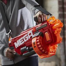 Not only is it motorised, but it can hold a whopping 25 darts at once making it great for use in nerf wars. Nerf N Strike Mega Mastodon A Giant Nerf Machine Gun