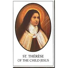 St Therese Prayer Card Society Of The Little Flower Canada