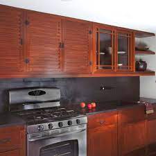 Louvered Kitchen Cabinet Doors Kitchen Cabinets Wood Cabinet Doors Kitchen Design