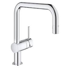 Grohe is cooking up a storm in the kitchen. Single Handle Pull Down Kitchen Faucet Dual Spray 1 75 Gpm