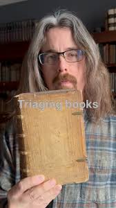 Judging books by their covers can be necessary when confronted with a large  collection of antiquarian books. Sometimes you have to make decisions  quickly to assess what the collection contains before ...