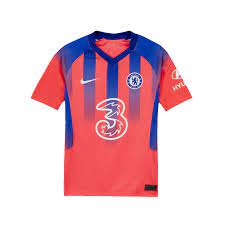 Bei der fußball em 2021 trägt serge gnabry die nr 10 auf dem trikot! Nike Chelsea Fc Kinder 3rd Trikot 2020 21 Pink Weiss Fussball Shop