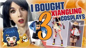 🔥Xiangling Cosplays Review and Try-on!🐻