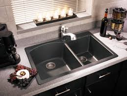 Sink mats and dish drainers prevent these special pieces from chipping and breaking in the washing process or compromising your sink's finish. Swanstone Qzdb 3322 170 Granite Double Bowl Drop In Kitchen Sink Espresso Pictured In Nero Faucetdepot Com