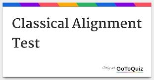 classical alignment test