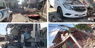 Inicialmente el servicio geológico había indicado que el terremoto fue de magnitud 7, y luego fue ajustado a 7.2. Mhsr Bruyupkpm