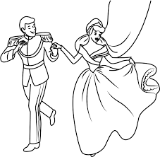 The enchanted christmas is a lovely christmas story. Prince Charming And Cinderella Coloring Page Free Printable Coloring Pages For Kids
