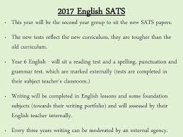 Listening and speaking activity (page 63). 2017 English Sats This Year Will Be The Second Year Group To Sit The New Sats Papers The New Tests Reflect The New Curriculum They Are Tougher Than The Ppt Download