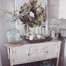 Rustic Glam Farmhouse Style Theglamfarmhouse Home Decor Farmhouse Decor Living Room Buffet Decor