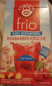 We did not find results for: Frio Rhabarber Kirsche Teekanne 45g