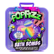 Toddler's reaction to bath bomb!! Popfizz Ultimate Glow In The Dark D I Y Bath Bombs Kit Walmart Com Walmart Com