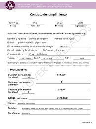 Contrato 161-23 EPET N4 Formosa | PDF | Presupuesto