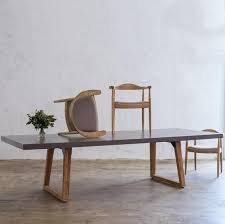 Aria Concrete Granite Top Dining Table Scandi Leg Classic Mid Grey 2 6m Granite Dining Table Dining Table Concrete Dining Table