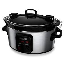 Black And Decker Wifi Crockpot Black Decker Wifi Enabled 6 Quart Slow Cooker Stainless Steel Scw3000s Walmart Com Slow Cooker Crock Pot Slow Cooker Cooker