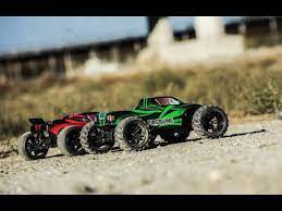 Iron Track Monster Truck Bowie And Katana Truggy In Action Youtube