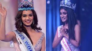 While miss mexico andrea meza won the miss universe crown, adline quadros castelino made it to the top 4 of the beauty pageant held at the seminole hard rock hotel & casino in hollywood, florida. No Challenge That Cannot Be Overcome Manushi Chhillar Thrilled For Manya Singh S Miss India Feat