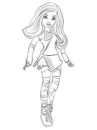 This is a fascinating story about the life and adventures of the daughters and sons of famous fairy tale heroes. Descendants Coloring Pages Free Printable Coloring Pages For Kids