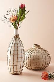 Wrapped Seagrass Vase Diy Vase Vase Vases Decor