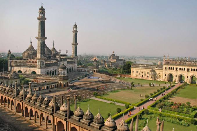 Magnificent Bada Imambara complex, AI generated