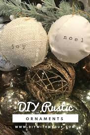 Join 50,000+ readers on pinterest! Diy Rustic Christmas Ornaments Diy With My Guy